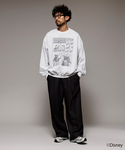 Firsthand（ファーストハンド）の「Firsthand/ファーストハンド ［The Muppets / ザ・マペッツ］ MAPPETS COMIC CREWNECK SWEAT / フロントプリント クルーネックスウェット（スウェット・メンズ・ブラック/グレー・M/L）」の10枚目の写真