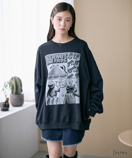 Firsthand（ファーストハンド）の「Firsthand/ファーストハンド ［The Muppets / ザ・マペッツ］ MAPPETS COMIC CREWNECK SWEAT / フロントプリント クルーネックスウェット（スウェット・メンズ・ブラック/グレー・M/L）」の15枚目の写真