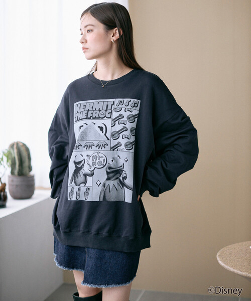 Firsthand（ファーストハンド）の「Firsthand/ファーストハンド ［The Muppets / ザ・マペッツ］ MAPPETS COMIC CREWNECK SWEAT / フロントプリント クルーネックスウェット（スウェット・メンズ・ブラック/グレー・M/L）」の16枚目の写真