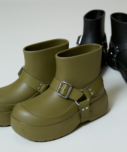 PUBLUX（パブリュクス）の「SHAKA/シャカ ALLWEATHER RING BOOTIE EV　限定展開/オールウェザー リング ブーティー EV（レインシューズ・レディース・ブラック/ブラウン・25.0cm/24.0cm/23.0cm）」の2枚目の写真