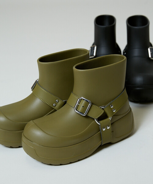 PUBLUX（パブリュクス）の「SHAKA/シャカ ALLWEATHER RING BOOTIE EV　限定展開/オールウェザー リング ブーティー EV（レインシューズ・レディース・ブラック/ブラウン・25.0cm/24.0cm/23.0cm）」の4枚目の写真