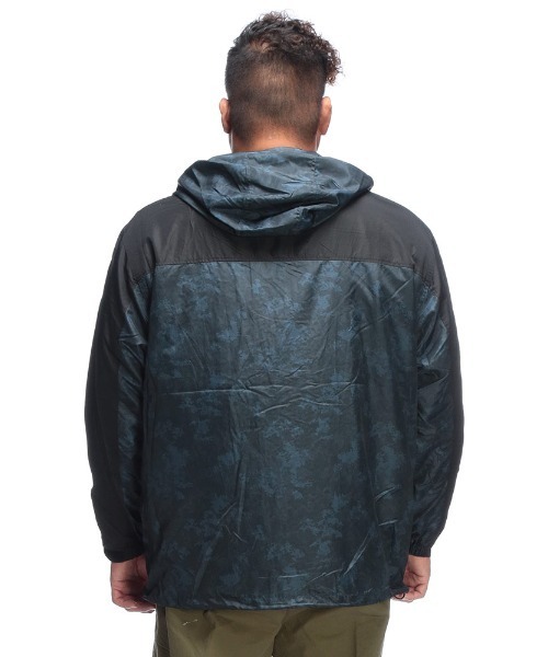OUTDOOR PRODUCTS(アウトドアプロダクツ)の「OUTDOOR PRODUCTS (アウトドアプロダクツ) カモフラ柄 裏メッシュ ナイロン パーカー ブルゾン(ナイロンジャケット・メンズ・ネイビー・5L/3L)」の7枚目の写真