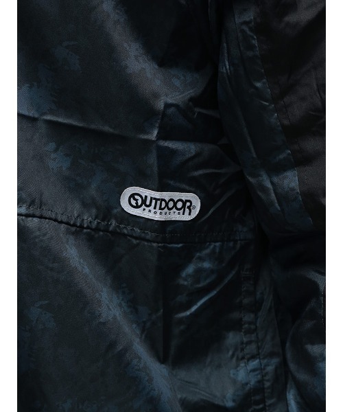 OUTDOOR PRODUCTS(アウトドアプロダクツ)の「OUTDOOR PRODUCTS (アウトドアプロダクツ) カモフラ柄 裏メッシュ ナイロン パーカー ブルゾン(ナイロンジャケット・メンズ・ネイビー・5L/3L)」の9枚目の写真