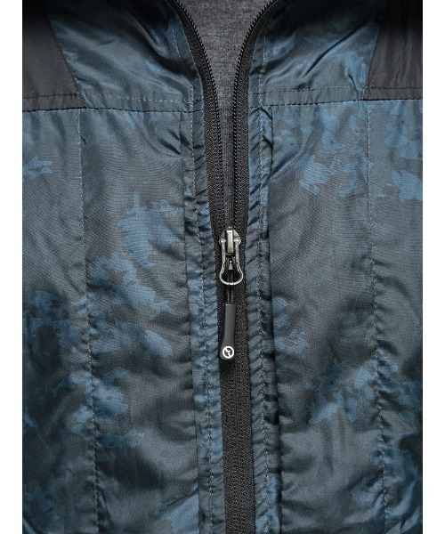 OUTDOOR PRODUCTS(アウトドアプロダクツ)の「OUTDOOR PRODUCTS (アウトドアプロダクツ) カモフラ柄 裏メッシュ ナイロン パーカー ブルゾン(ナイロンジャケット・メンズ・ネイビー・5L/3L)」の11枚目の写真