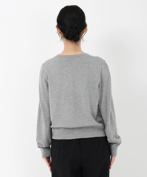 ソフティカシミヤ_パール釦ニットカーディガン（カーディガン/ボレロ