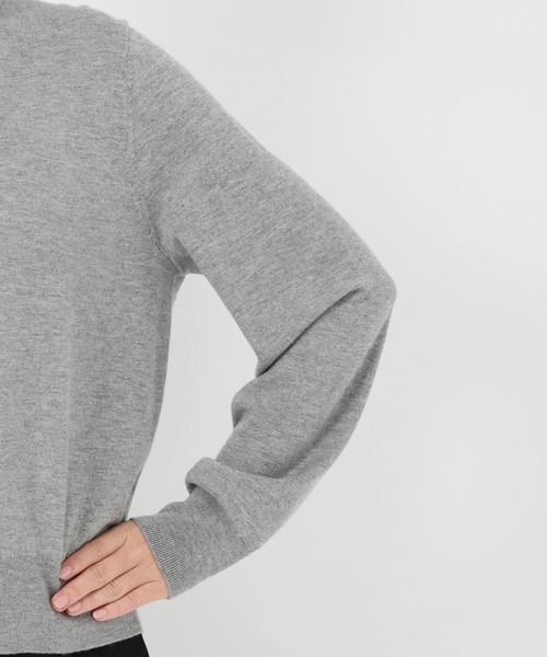 STRAWBERRY-FIELDS（ストロベリーフィールズ）の「ソフティカシミヤ_パール釦ニットカーディガン（カーディガン/ボレロ・レディース・オフホワイト/トップグレー/イエロー系その他/ライトピンク・2）」の10枚目の写真