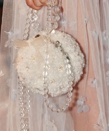 ROCKFISH WEATHERWEAR | [X SUSAN FANG] FURRY BUBBLE BOW BAG(ハンドバッグ)