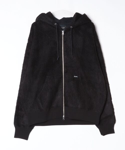 HUF（ハフ）の「HUF CORSO HEAVYWEIGHT F/Z HOODIE ハフ コルソ フルジップ パーカー（パーカー・メンズ・レッド系1/ブラック・SMALL/MEDIUM/LARGE/X-LARGE）」の15枚目の写真