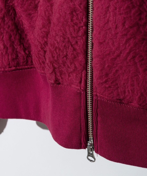 HUF（ハフ）の「HUF CORSO HEAVYWEIGHT F/Z HOODIE ハフ コルソ フルジップ パーカー（パーカー・メンズ・レッド系1/ブラック・SMALL/MEDIUM/LARGE/X-LARGE）」の11枚目の写真
