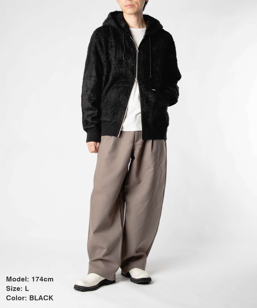 HUF（ハフ）の「HUF CORSO HEAVYWEIGHT F/Z HOODIE ハフ コルソ フルジップ パーカー（パーカー・メンズ・レッド系1/ブラック・SMALL/MEDIUM/LARGE/X-LARGE）」の17枚目の写真