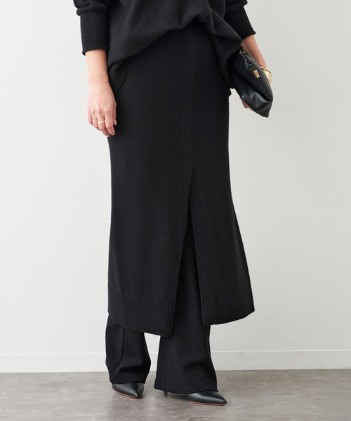 新品・タグ付き ドゥーズィエムクラス Cashmere マキシスカート Deuxieme Classe（ドゥーズィエムクラス）の「Cashmere マキシスカート