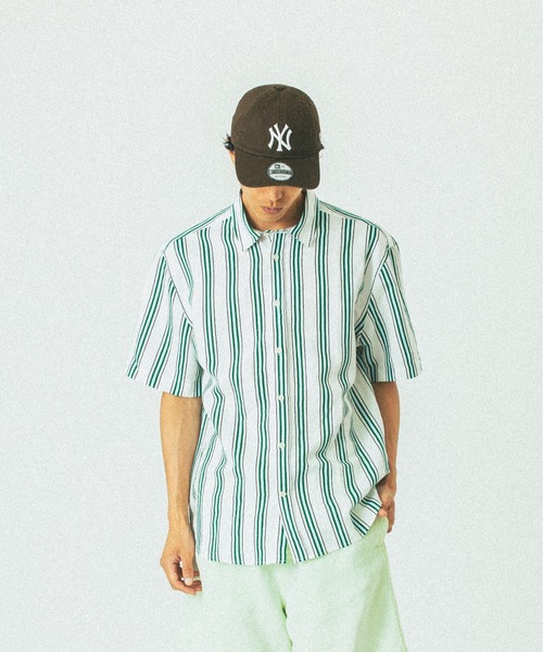 styles（スタイルス）の「CASTART SHIRT 25SMalibuS（シャツ/ブラウス・メンズ・グリーン・L/M）」の2枚目の写真