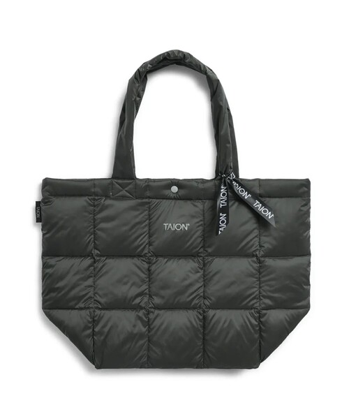 TAION（タイオン）の「【TAION/タイオン】ベーシック ランチ ダウントートバッグM（トートバッグ・メンズ・ネイビー/ブラック/オリーブ/チャコールグレー/ライトグレー・FREE）」の3枚目の写真