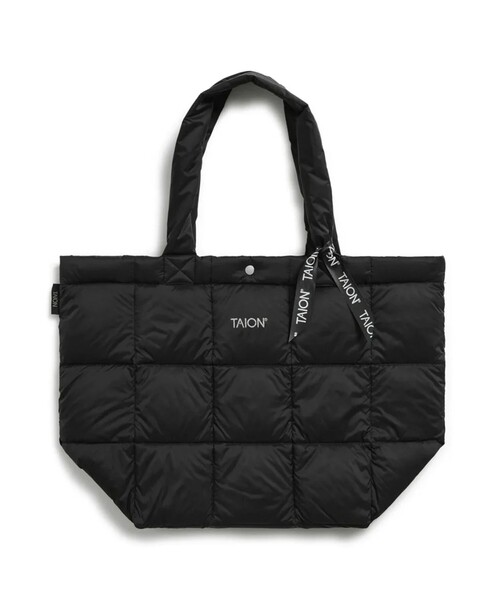 TAION（タイオン）の「【TAION/タイオン】ベーシック ランチ ダウントートバッグM（トートバッグ・メンズ・ネイビー/ブラック/オリーブ/チャコールグレー/ライトグレー・FREE）」の2枚目の写真