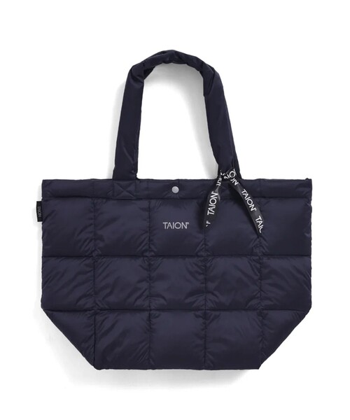 TAION（タイオン）の「【TAION/タイオン】ベーシック ランチ ダウントートバッグM（トートバッグ・メンズ・ネイビー/ブラック/オリーブ/チャコールグレー/ライトグレー・FREE）」の6枚目の写真
