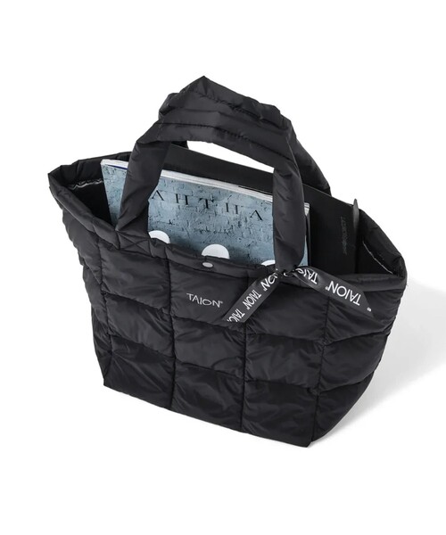 TAION（タイオン）の「【TAION/タイオン】ベーシック ランチ ダウントートバッグM（トートバッグ・メンズ・ネイビー/ブラック/オリーブ/チャコールグレー/ライトグレー・FREE）」の12枚目の写真