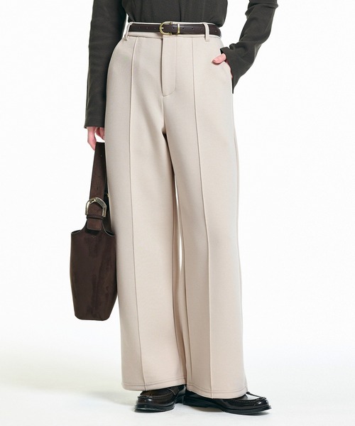 ソフトスウェットピンタックパンツ（スウェットパンツ）｜coca（coca