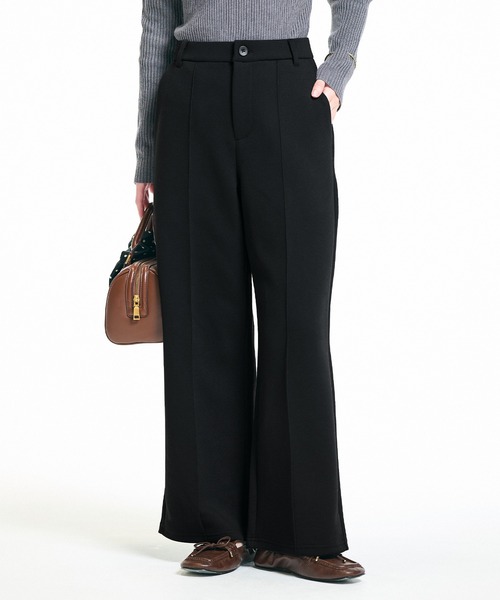 ソフトスウェットピンタックパンツ（スウェットパンツ）｜coca（coca