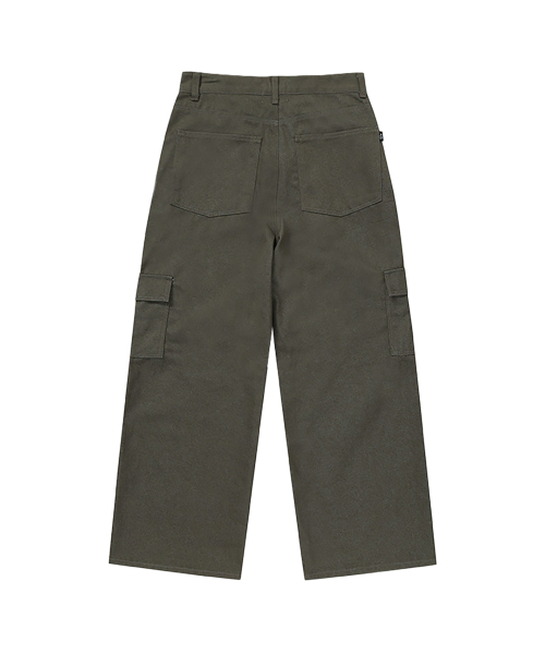 GILAARCHIVE（ギラアーカイブ）の「REVERSE STITCHED CARGO PANTS_KHAKI（その他パンツ・レディース・カーキ・SMALL/MEDIUM）」の5枚目の写真