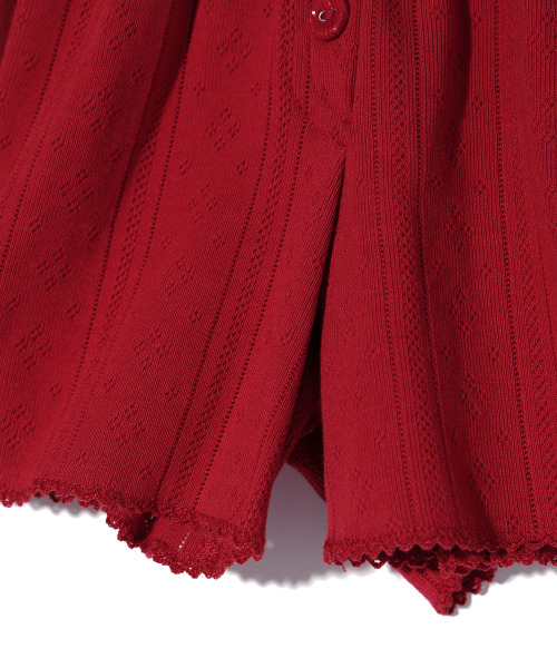YOUHEE(ユヒ)の「EYELET SHORTS RED(その他パンツ・レディース・その他・FREE)」の5枚目の写真