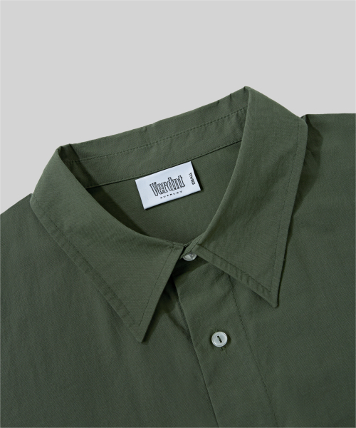 Verdnt（バーダント）の「オーバーフィットナイロンフラップシャツ[カーキ]（シャツ/ブラウス・レディース・カーキ・SMALL/MEDIUM/LARGE）」の7枚目の写真