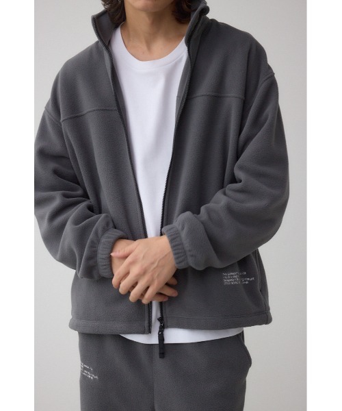 AZUL by moussy(アズールバイマウジー)の「SHELTECH マイクロフリースブルゾン(ブルゾン・メンズ・グレー/ブラック・MEDIUM/LARGE)」の16枚目の写真