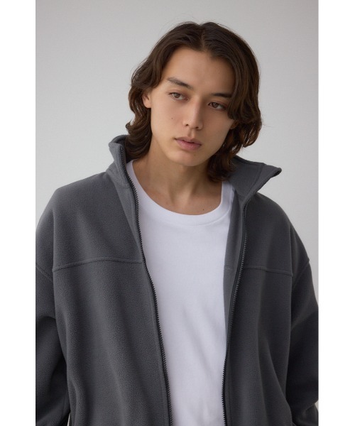 AZUL by moussy(アズールバイマウジー)の「SHELTECH マイクロフリースブルゾン(ブルゾン・メンズ・グレー/ブラック・MEDIUM/LARGE)」の17枚目の写真