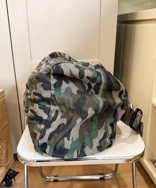 yuue' ( wear )(ユーイ)の「大容量キャンバスショルダーバッグ/迷彩レオパード/A4サイズ対応(ショルダーバッグ・レディース・カモフラージュ/レオパード・FREE)」の20枚目の写真