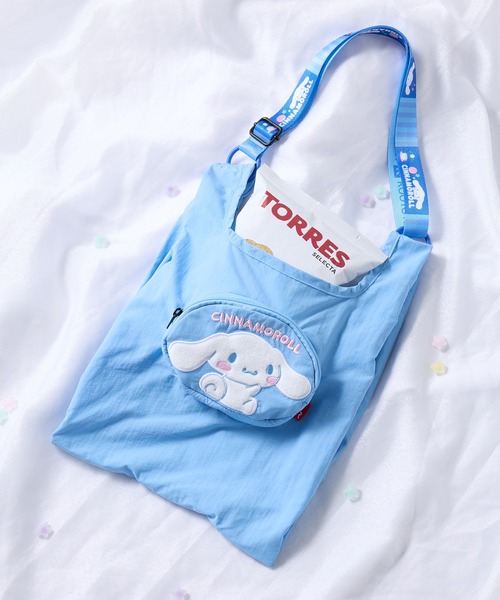 ROOTOTE（ルートート）の「【ROOTOTE】IP.Rsmid.サンリオキャラクターズA（ショルダーバッグ・レディース・ブラック/グレイッシュベージュ/ブラウン/ブルー・FREE）」の4枚目の写真