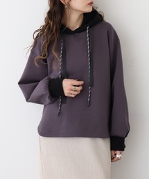 A.N.L（エーエヌエル　レーベル）の「A.N.L 配色ダンボールニットフーディ（パーカー）」