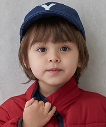 petit main（プティマイン）の「アルファベットロゴキャップ（キャップ）」