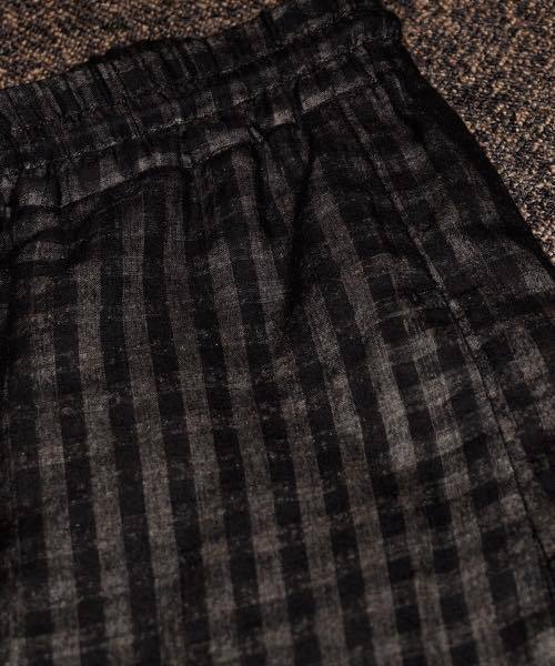 PLASTIC TOKYO（プラスチックトーキョー）の「PLASTICTOKYO/プラスチックトーキョー/SHADOW CHECK SHORTS （その他パンツ・メンズ・ネイビー/ブラウン・FREE）」の6枚目の写真