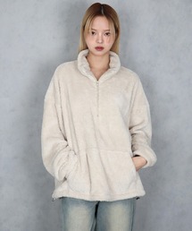 BARELY BLUE（ベアリーブルー）の「【 BARELY BLUE / ベアリーブルー 】 ハーフジップ フリース（Tシャツ/カットソー）」