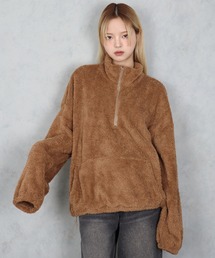 BARELY BLUE（ベアリーブルー）の「【 BARELY BLUE / ベアリーブルー 】 ハーフジップ フリース（Tシャツ/カットソー）」