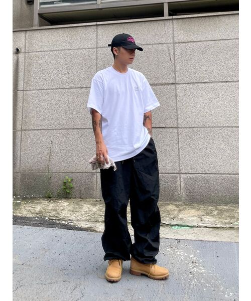 MONSTER REPUBLIC(モンスターリパブリック)の「ムーブメントロゴグレーTシャツホワイト(Tシャツ/カットソー・レディース・その他・MEDIUM/SMALL/X-LARGE/LARGE)」の5枚目の写真