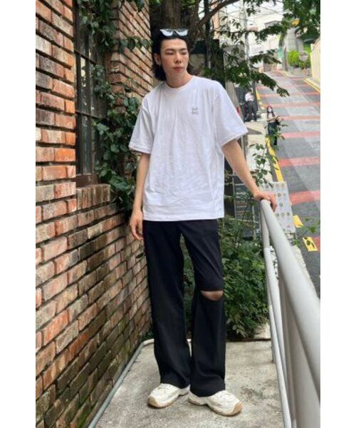 MONSTER REPUBLIC(モンスターリパブリック)の「ムーブメントロゴグレーTシャツホワイト(Tシャツ/カットソー・レディース・その他・MEDIUM/SMALL/X-LARGE/LARGE)」の6枚目の写真