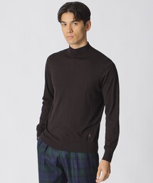 Paul Stuart（ポールスチュアート）の「【ウォッシャブル】【WEB・一部店舗限定】コットン ウールハイネックセーター（ニット/セーター）」