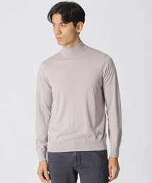 【ウォッシャブル】【WEB・一部店舗限定】コットン ウールハイネックセーター