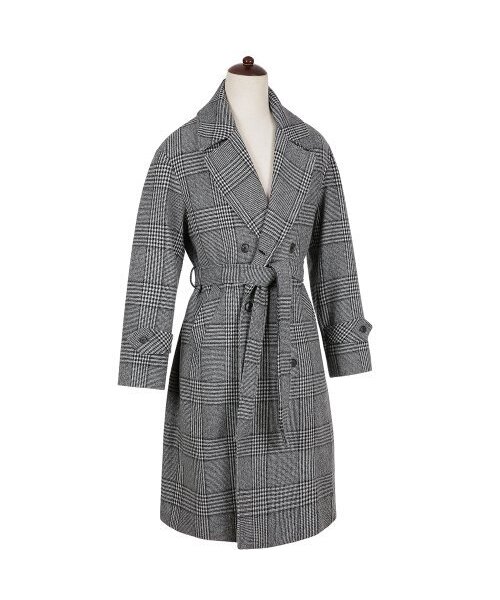 sortie（ソルティ）の「Glen Check Double Coat (Gray)（チェスターコート・メンズ・その他・LARGE）」の4枚目の写真