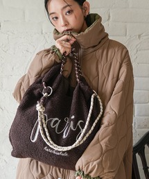 レディースのトートバッグ（ブラウン/茶色系・ボア）ファッション通販