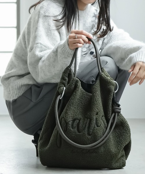 セール】3WAYボアロープトートバッグ（トートバッグ）｜mili an deni