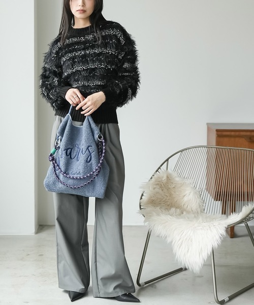 セール】3WAYボアロープトートバッグ（トートバッグ）｜mili an deni