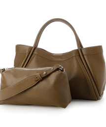 カシュカシュ cachechche / 通しハンドルシュリンク横長トート
