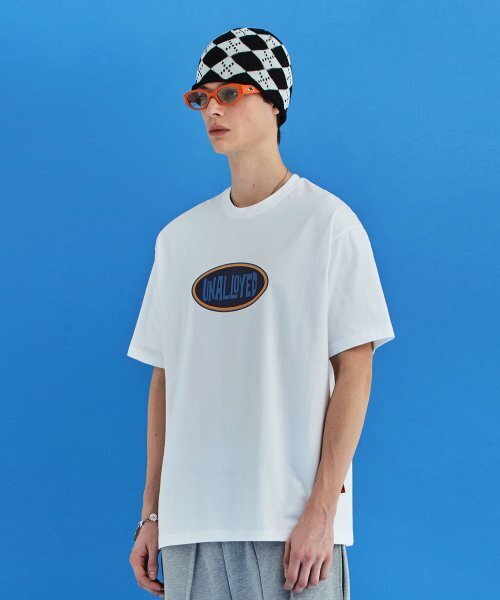 UNALLOYED(アナロイド)の「オーバルロゴTシャツ / ホワイト(Tシャツ/カットソー・メンズ・その他・SMALL/LARGE/MEDIUM)」の2枚目の写真