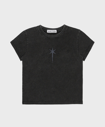 SP ヘックスピグメントクロップ半袖Tシャツブラック