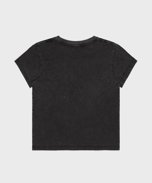SAINTPAIN(セイントペイン)の「SP ヘックスピグメントクロップ半袖Tシャツブラック(Tシャツ/カットソー・レディース・その他・FREE)」の2枚目の写真