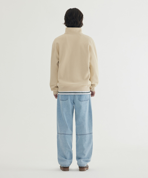 COVERNAT（カバーナット）の「スモールCロゴコーデュロイハーフジップダークネイビー（スウェット・レディース・その他・X-SMALL/SMALL/MEDIUM/LARGE/X-LARGE/XX-LARGE）」の5枚目の写真