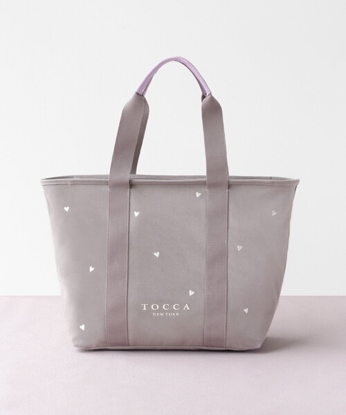 TOCCA(トッカ)の「LUCKY SHOWER TRAVELING TOTE トラベルキャンバストート(トートバッグ・レディース・ベージュ系/レッド系1/ブラック系/グレー系・F)」の6枚目の写真