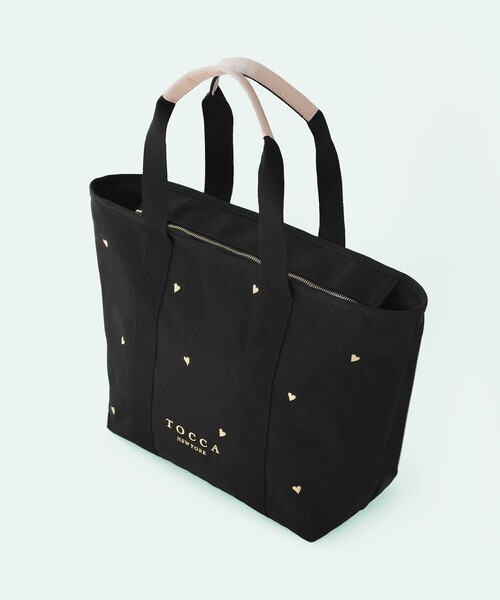 TOCCA(トッカ)の「LUCKY SHOWER TRAVELING TOTE トラベルキャンバストート(トートバッグ・レディース・ベージュ系/レッド系1/ブラック系/グレー系・F)」の13枚目の写真