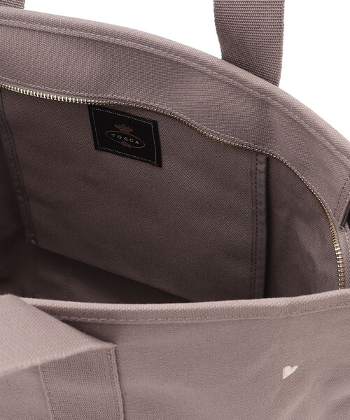 TOCCA(トッカ)の「LUCKY SHOWER TRAVELING TOTE トラベルキャンバストート(トートバッグ・レディース・ベージュ系/レッド系1/ブラック系/グレー系・F)」の22枚目の写真